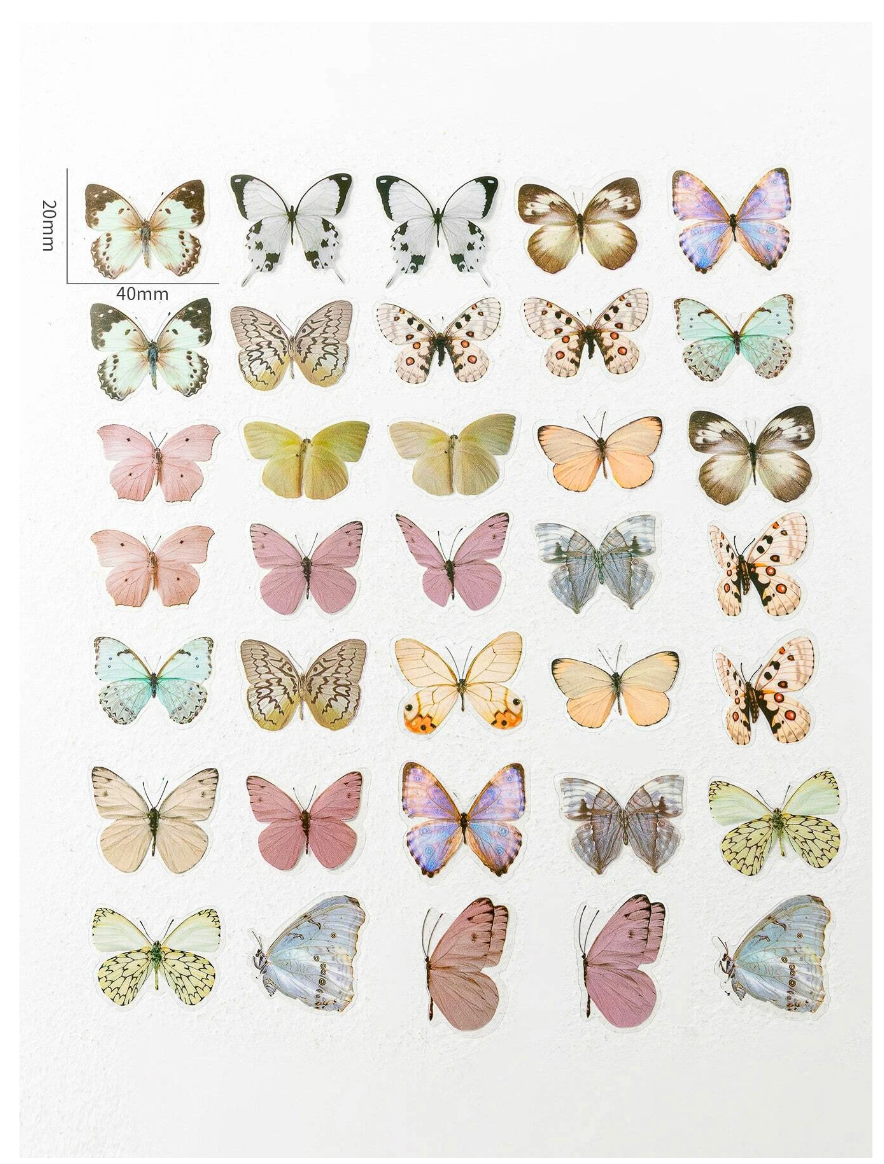 ملصقات الفراشات