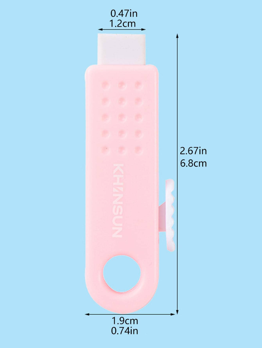 ممحاة بغلاف بلاستيكي