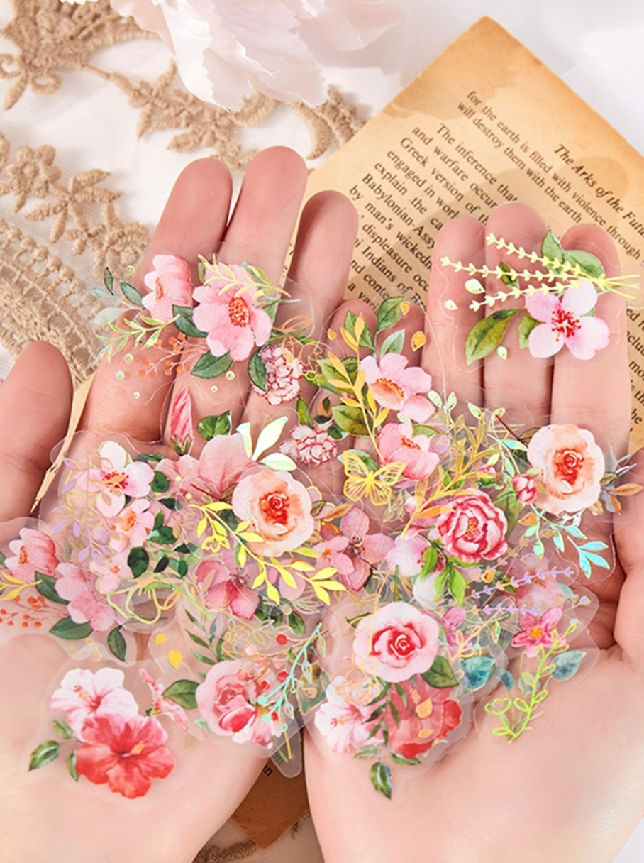 ملصقات الورود