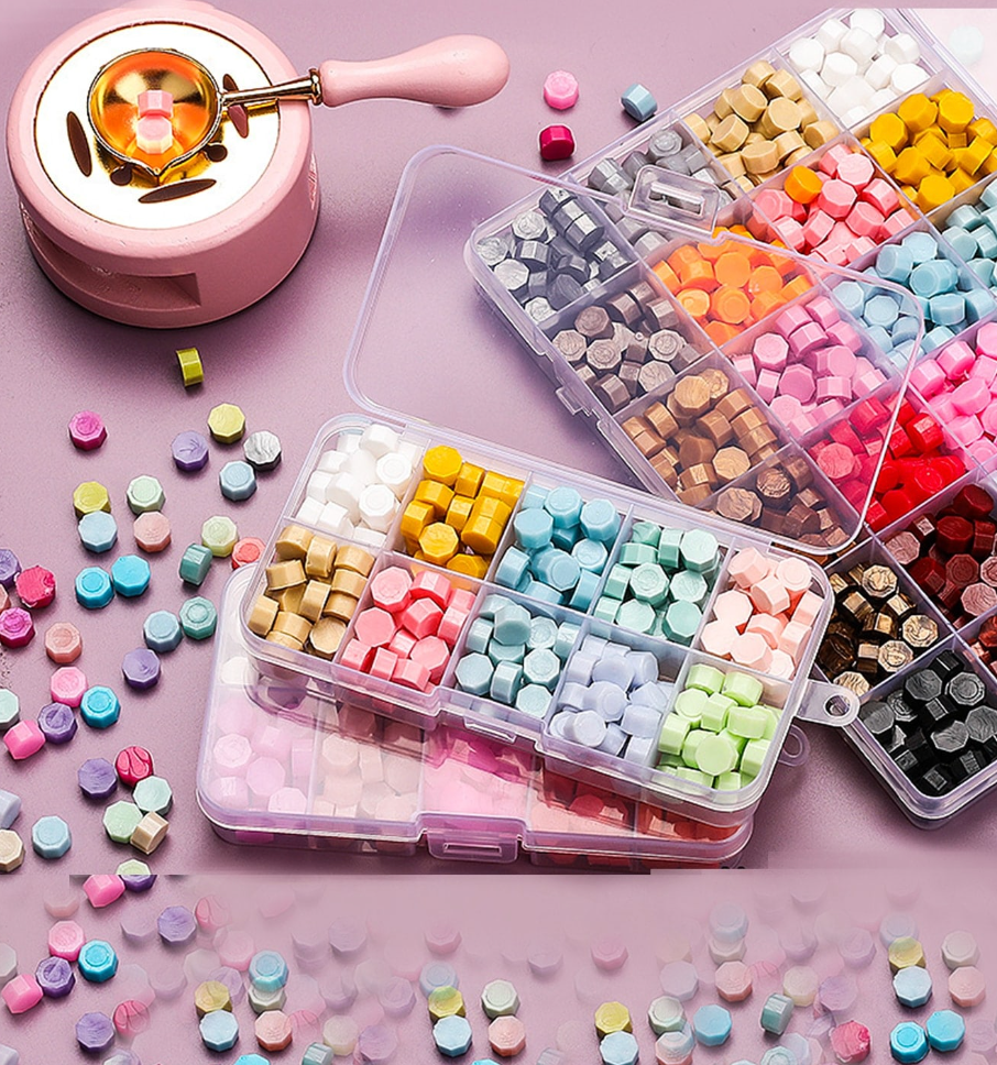 علبة ألوان الشمع