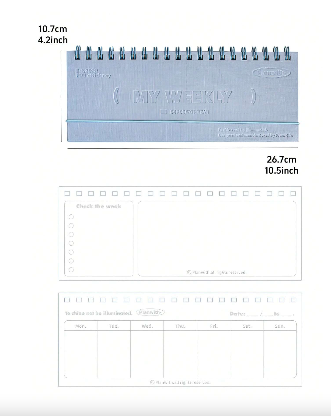 دفتر تخطيط المهام أسبوعي
