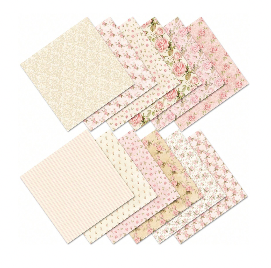 ورق تزيين بأشكال الورد